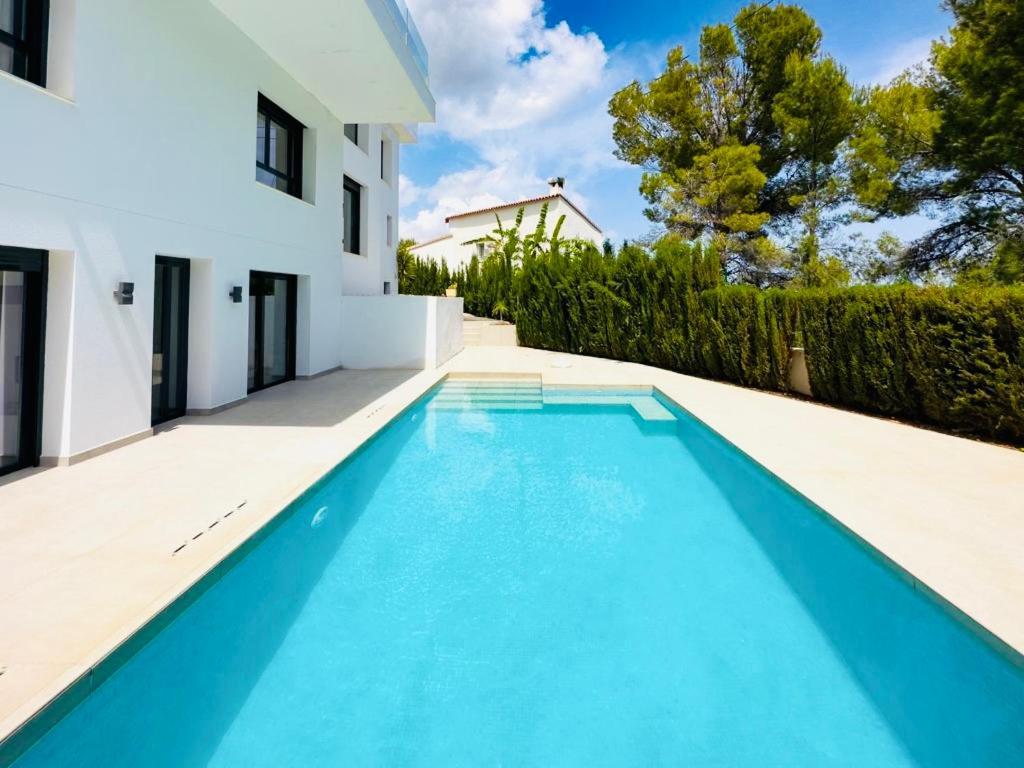 Calpe Villa Lujo Playa Piscina Jardin Barbacoa Ideal Familias Y Grupos Esterno foto