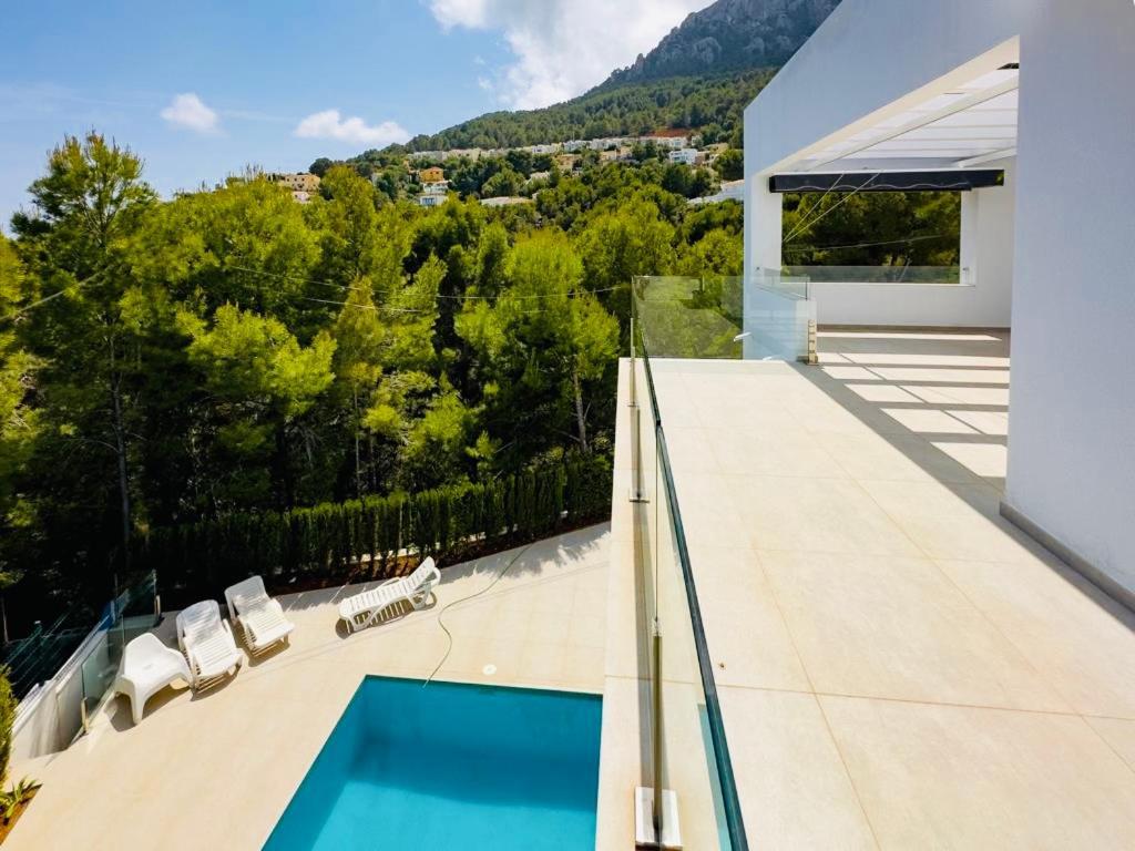 Calpe Villa Lujo Playa Piscina Jardin Barbacoa Ideal Familias Y Grupos Esterno foto